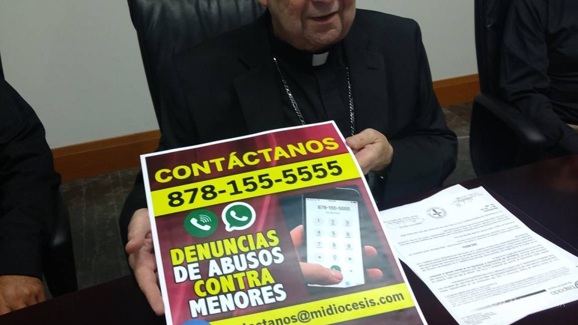 Lanzan campaña para denunciar abusos contra menores; Obispo de Piedras Negras asegura que parroquias se convertirán en lugar seguro