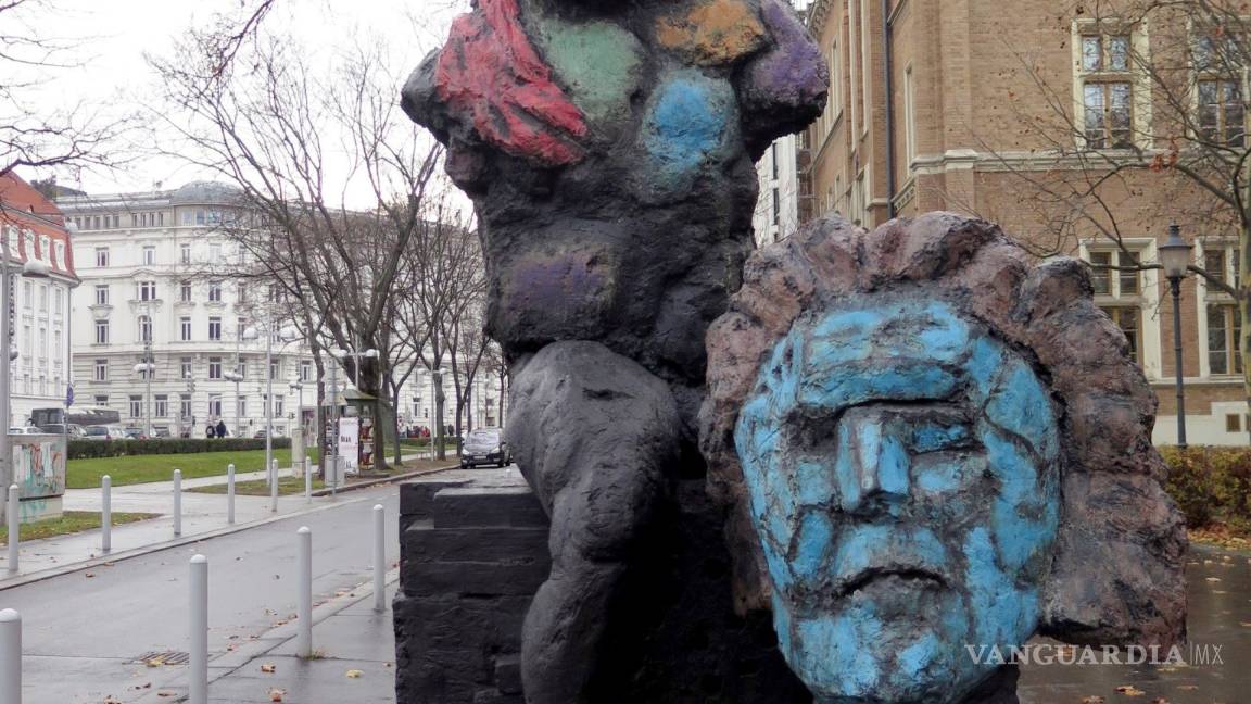 $!Inauguran en Viena una nueva estatua neoexpresionista de Beethoven