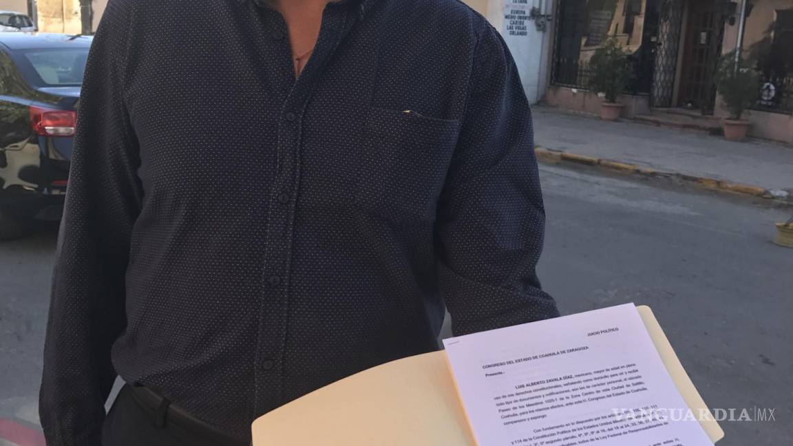 Ciudadano pide ante al Congreso de Coahuila juicio político contra Miguel Riquelme