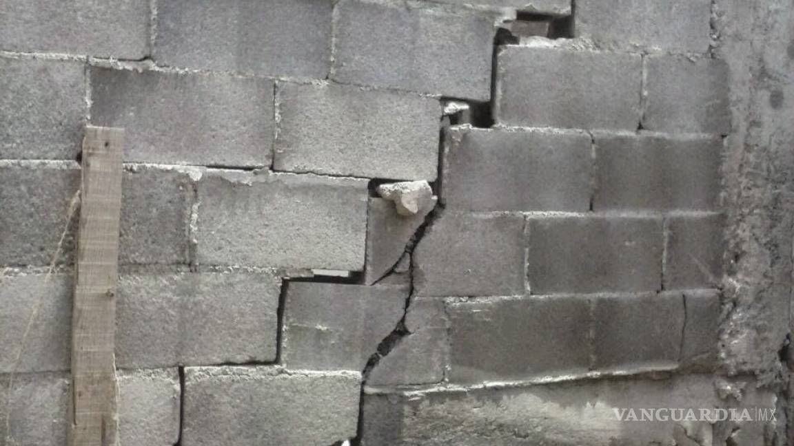 Sismos incrementan deterioro en casas construidas en falla geológica en Ramos Arizpe