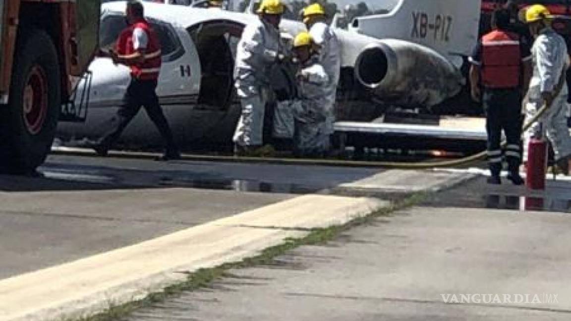 Aterriza de emergencia aeronave en Toluca