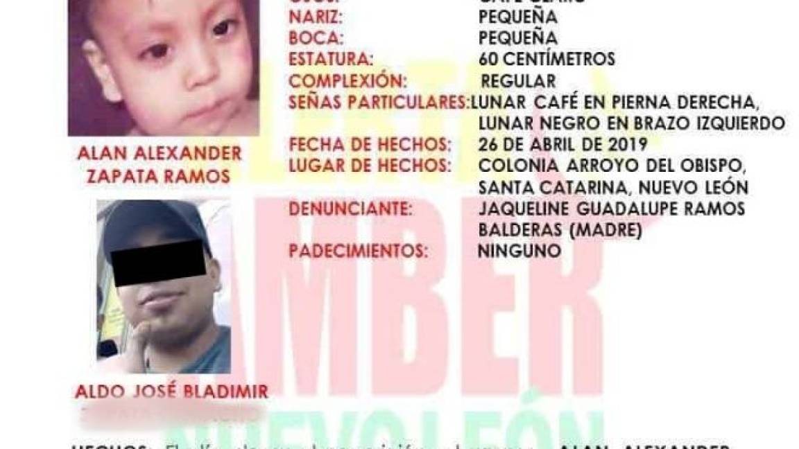 Hombre huye con bebé tras matar a su hijastro de tres años en Monterrey