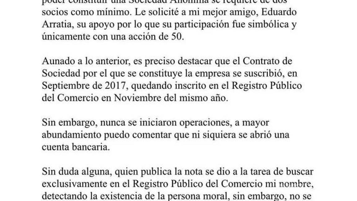 $!“Es amigo y compadre”, responden López Beltrán y Carolyn Adams sobre empresario vinculado a Baker Hughes