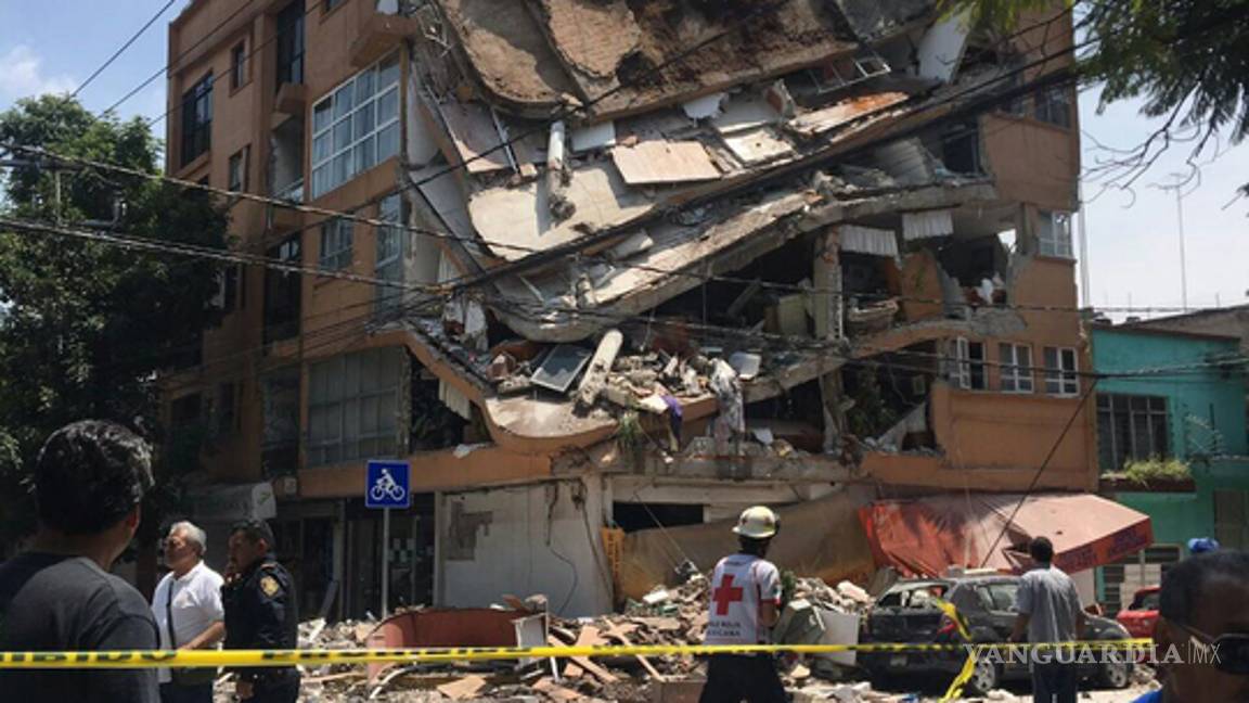 $!Fotos del desastre que dejó el sismo en la Ciudad de México