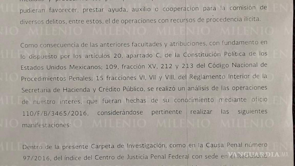 $!UIF denuncia a exfuncionario por ayudar a Javier Duarte a reducir su sentencia