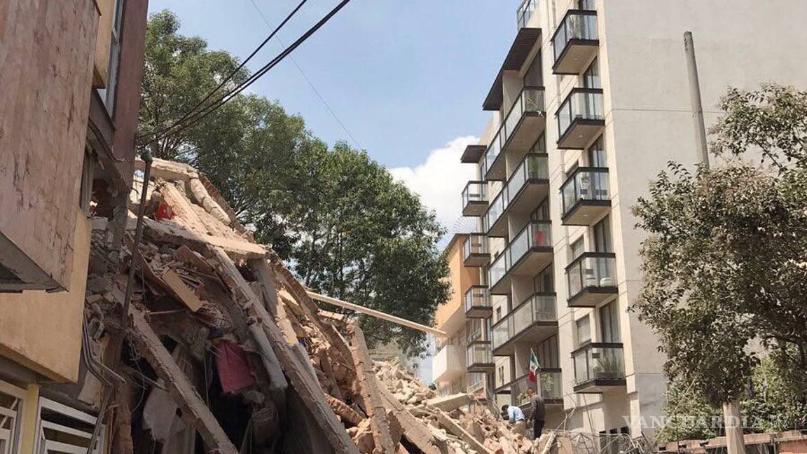 $!Fotos del desastre que dejó el sismo en la Ciudad de México