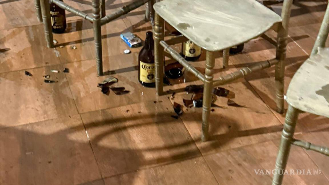 $!El lugar no contaba con licencia de funcionamiento ni permiso para la venta o consumo de alcohol.