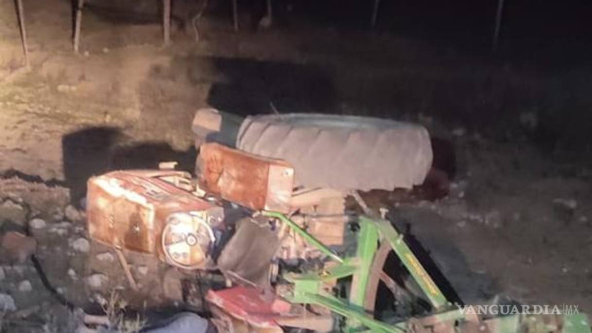 Fallece trabajador en accidente laboral; tractor lo aplasta en Arteaga