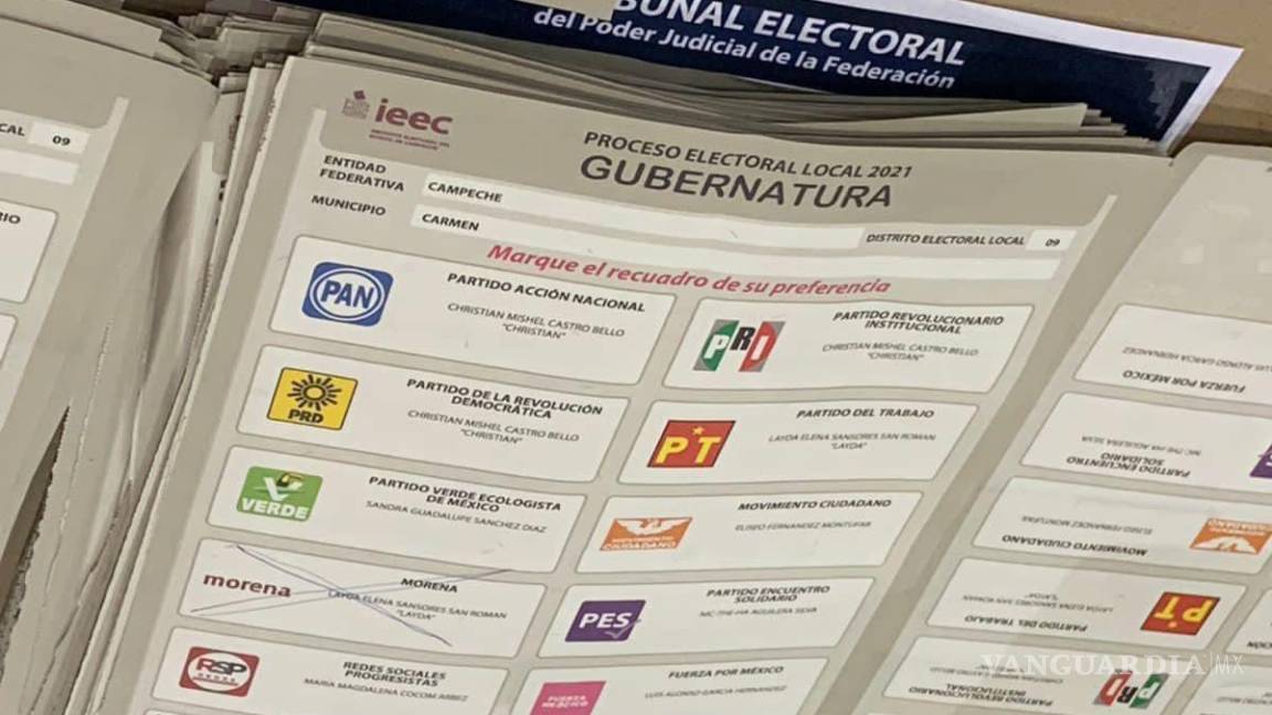 Denuncia MC anomalías en recuento de votos en Campeche; hay boletas por Morena sin doblar