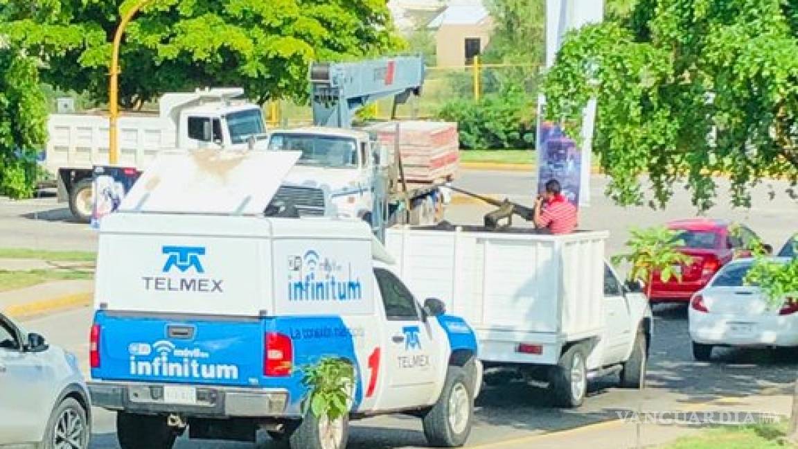 Camioneta de Telmex participó en balacera de Culiacán; fue clonada, asegura la empresa