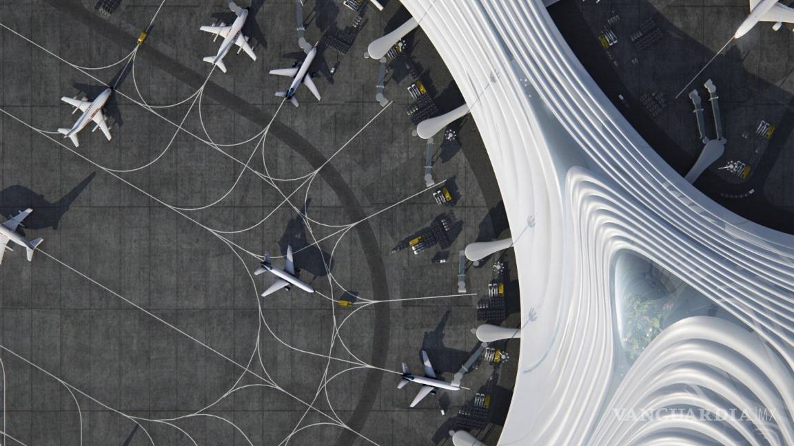 $!El Aeropuerto Internacional Harbin Taiping en China es un surrealista escenario interestelar