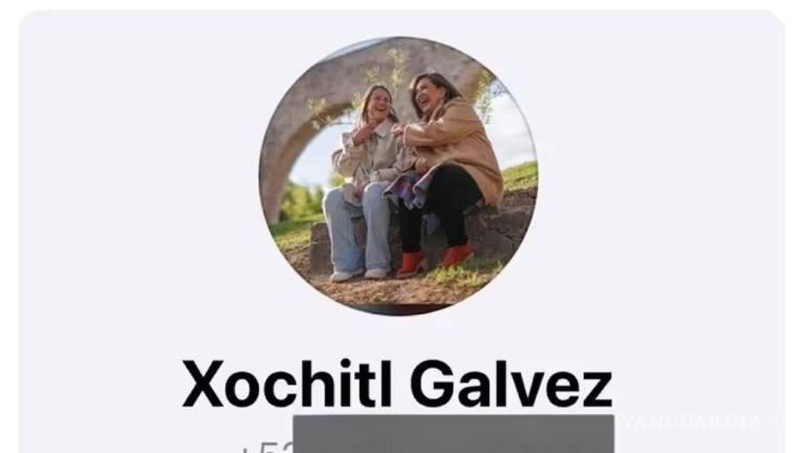 $!Número telefónico de Xóchitl Gálvez es filtrado, acusan a perfil de X cercano a Morena