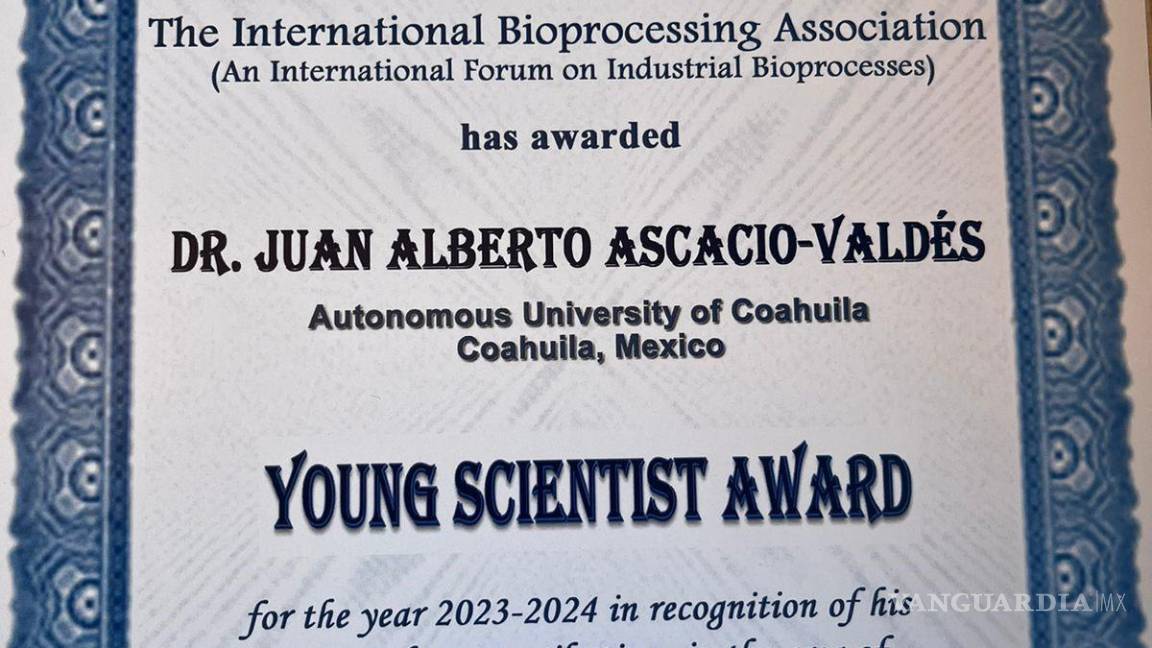 $!El premio llena de orgullo no solo a estudiantes y profesores de la UAdeC, sino a la comunidad científica del País.