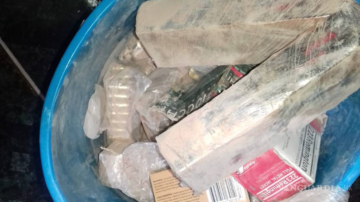 $!Autoridades aseguran armas y en finca de Torreón; descubren un cadáver