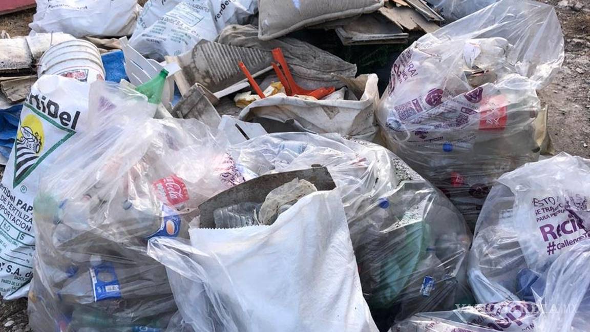$!Recogen 400 kilos de basura en el cañón de San Lorenzo en Saltillo