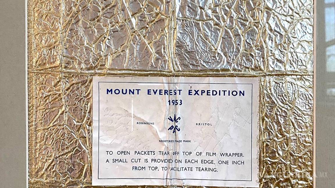 $!Paquete vacío de comida de la Expedición al Everest de 1953..