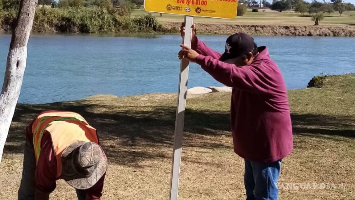 Reiteran en Piedras Negras avisos por presencia de cocodrilos en Río Bravo