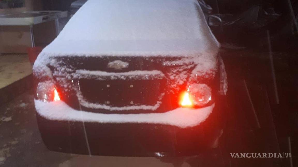 $!Arteaga se pinta de blanco en el último día del año