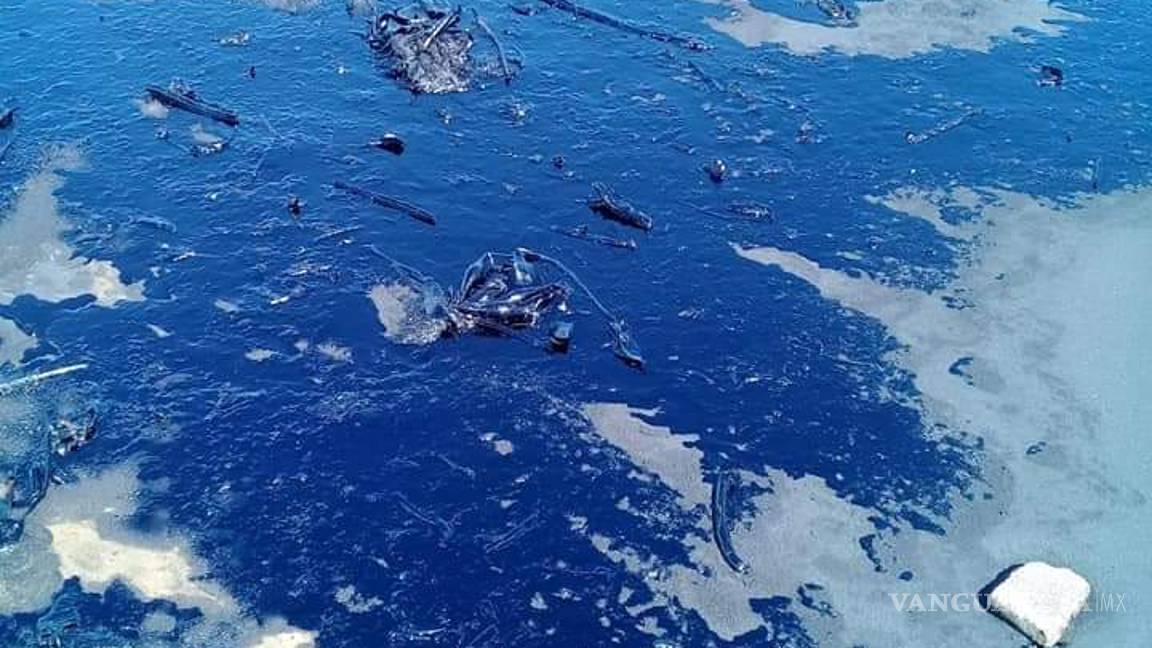 $!Se acaba el 'Paraíso'; Tabasco cierra playas de municipio por masivo derrame de aceite