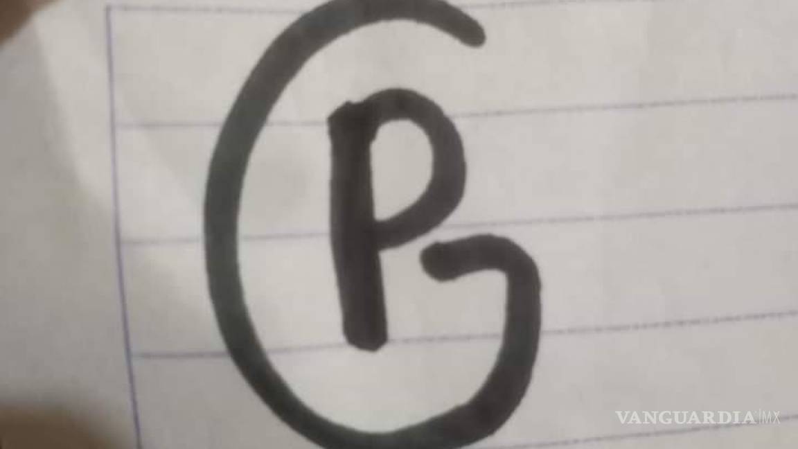 $!“Pinto” lleva las iniciales plasmadas.