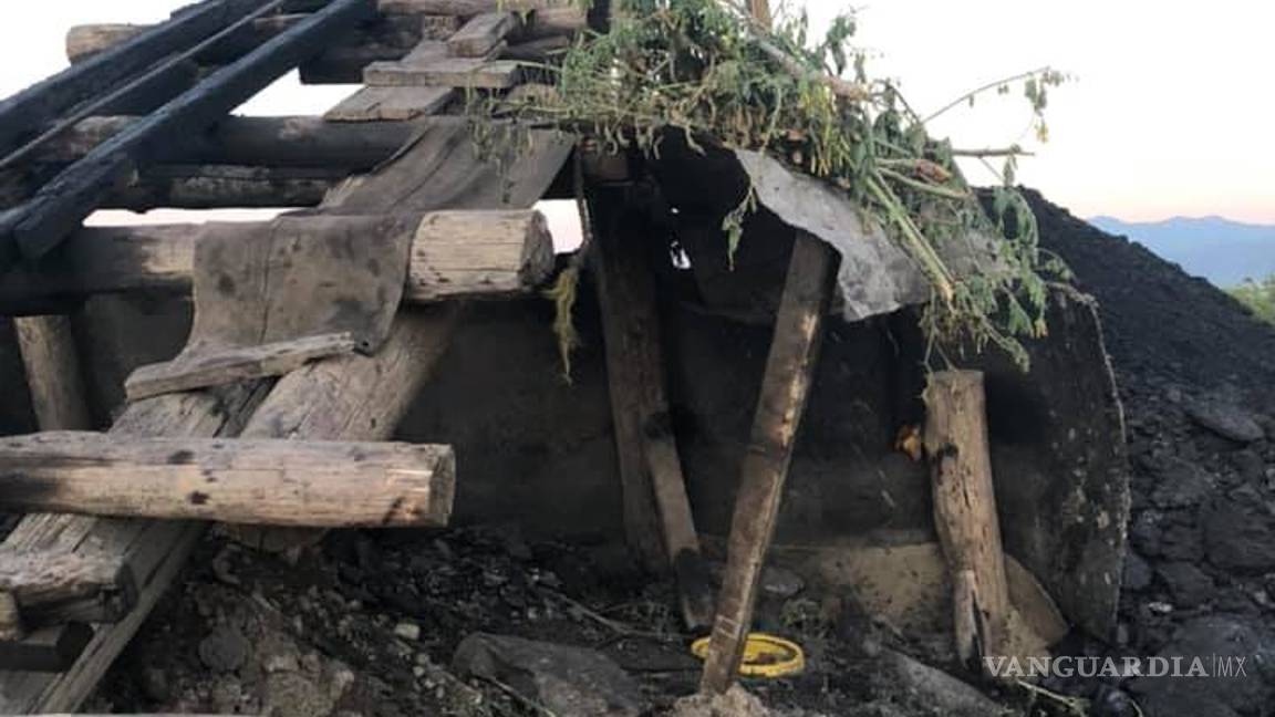 $!Trabajador queda atrapado tras derrumbe de una mina en Múzquiz, Coahuila