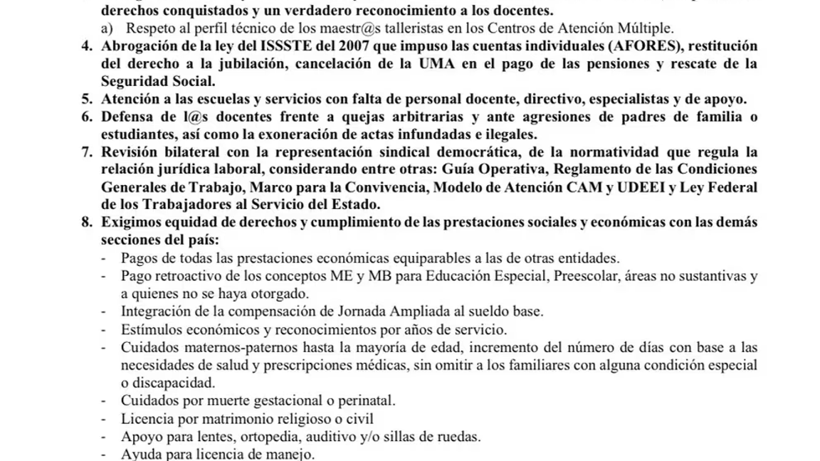 $!Marchan maestros de la CNTE en la CDMX, piden a AMLO cumplir con homologación de sueldos