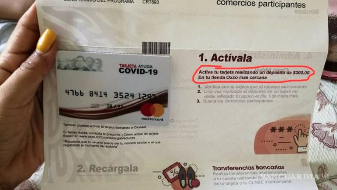 Alertan por fraudes con tarjetas de apoyo piratas; Gobierno federal pide a laguneros no caer en el engaño