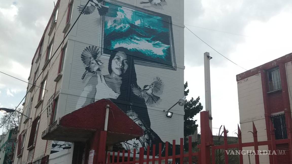 Yalitza Aparicio es inmortalizada con un mural en Iztapalapa