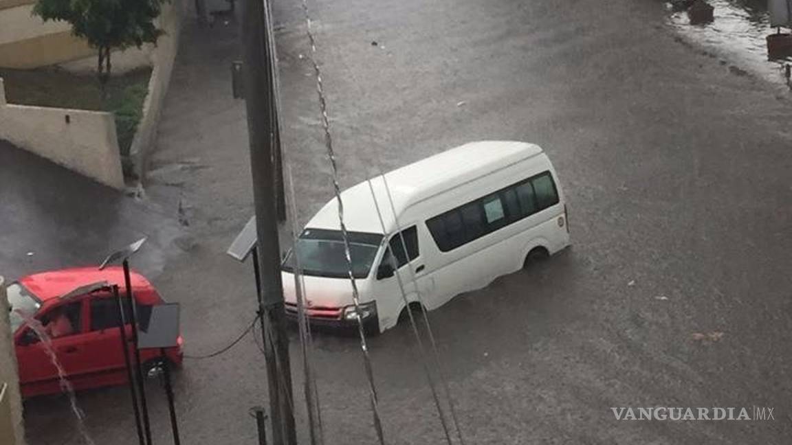 $!Lluvia intensa en CDMX causa anegación y encharcamientos