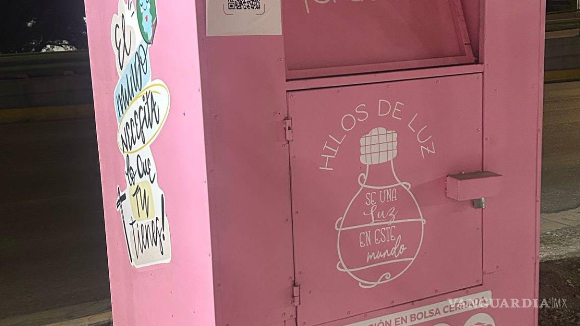 $!Los contenedores de Hilos de Luz permiten que ciudadanos depositen ropa, calzado y juguetes en buen estado, asegurando que las donaciones lleguen a quienes más lo necesitan.