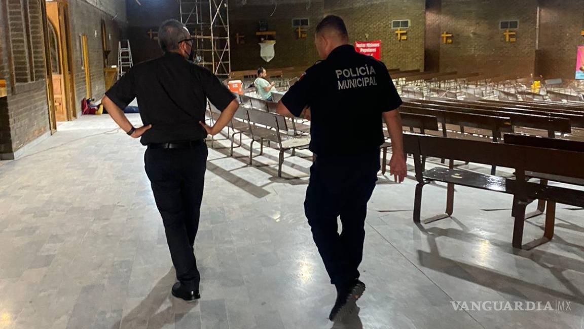 Policía de Torreón ejercerá mayor vigilancia en iglesias para evitar robos