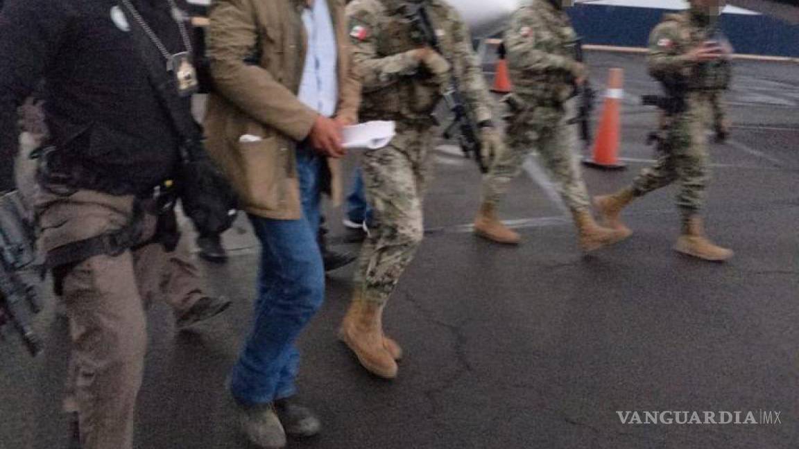 $!Traslado de Rafael Caro Quintero, identificado por el gobierno mexicano y estadounidense, como uno de los líderes del grupo criminal Cartel de Caborca.