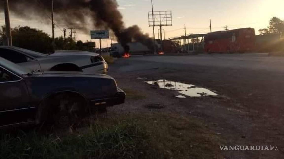 Descartan autoridades enfrentamientos en Matamoros; reportan que ya desbloquearon vialidades