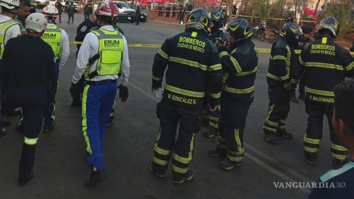 $!Helicóptero cayó en Coyoacán, en CDMX, reportan 3 muertos