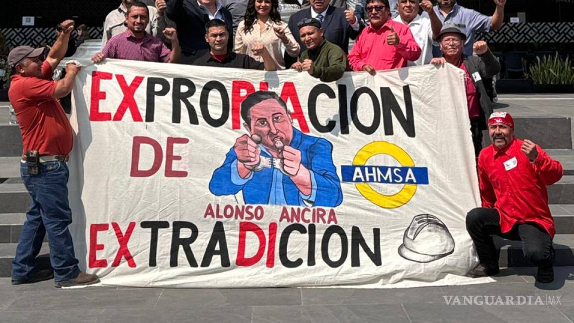 Coahuila: Obreros de AHMSA llevan reclamos contra Ancira a la Cámara de Diputados