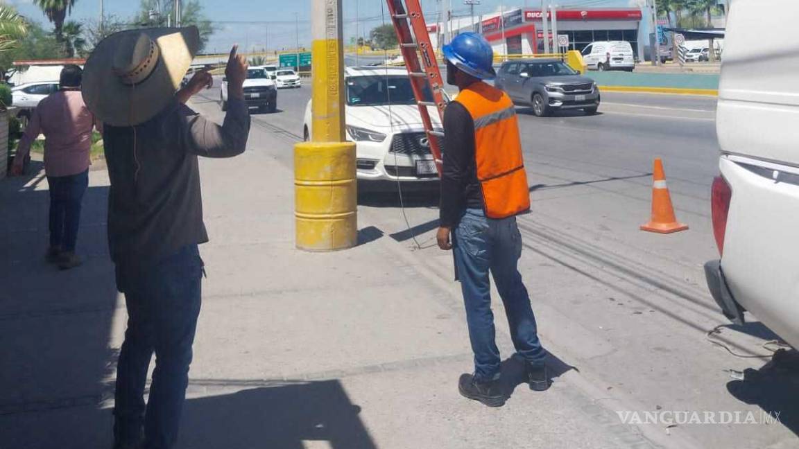 Continúa el retiro del cableado en desuso en Torreón