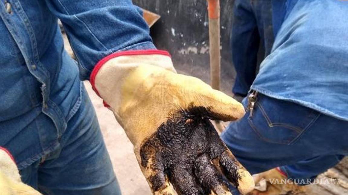 $!Los restos del residuo tóxico que generó la intoxicación.