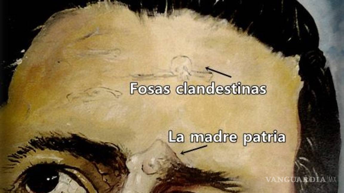 $!Maestro plasma los pesares de México en óleo de EPN