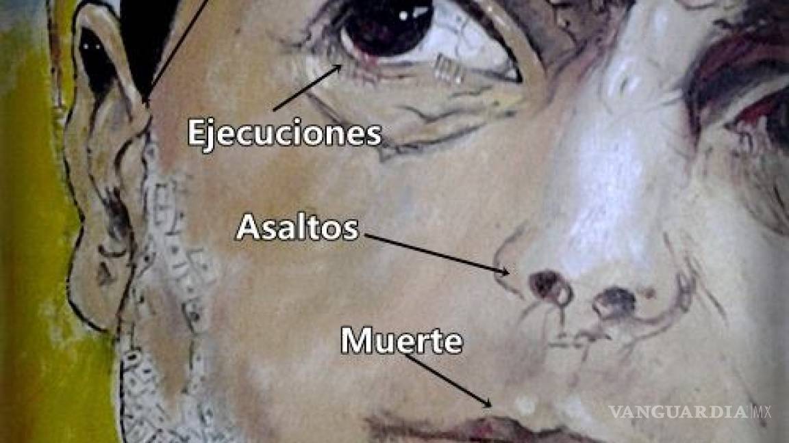 $!Maestro plasma los pesares de México en óleo de EPN