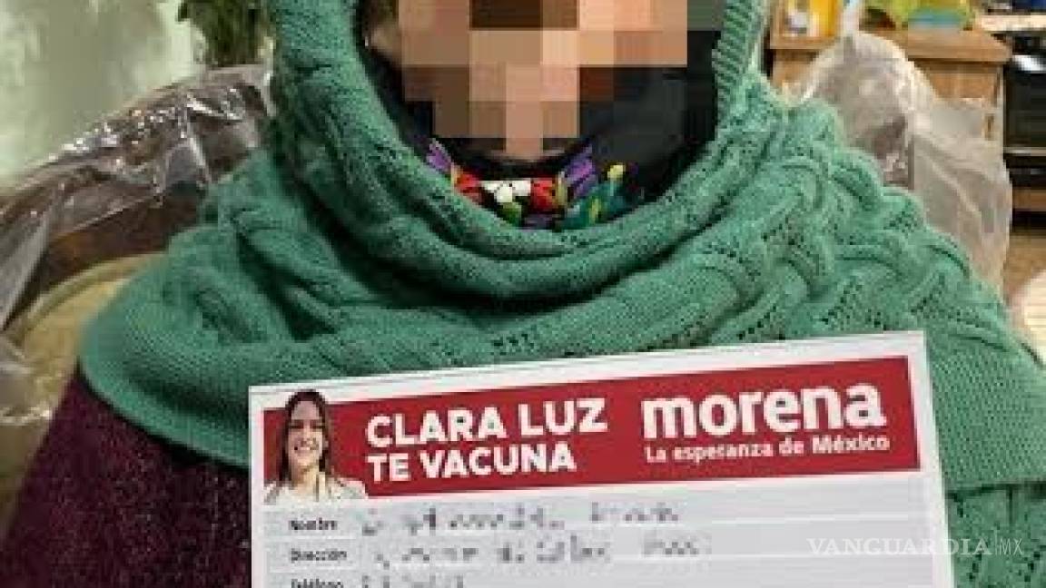 Clara Luz niega aplicar vacunas a ancianos a cambio de votos, va contra responsables de &quot;fake news&quot;
