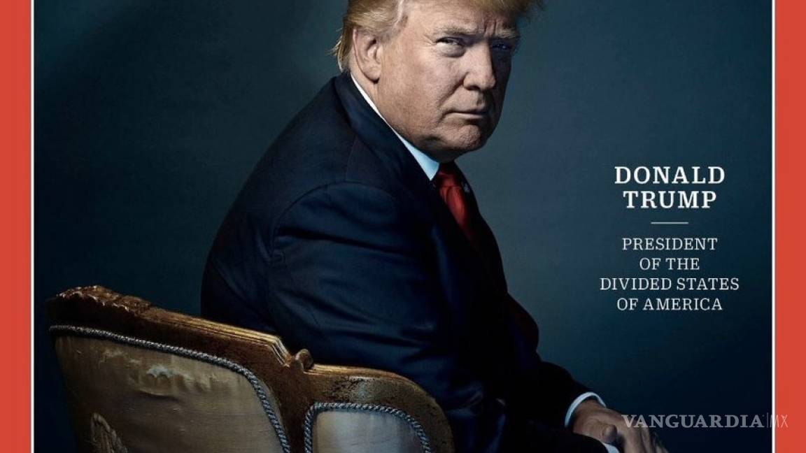 ¿Time le puso 'cuernos' de diablo a Trump en su portada?