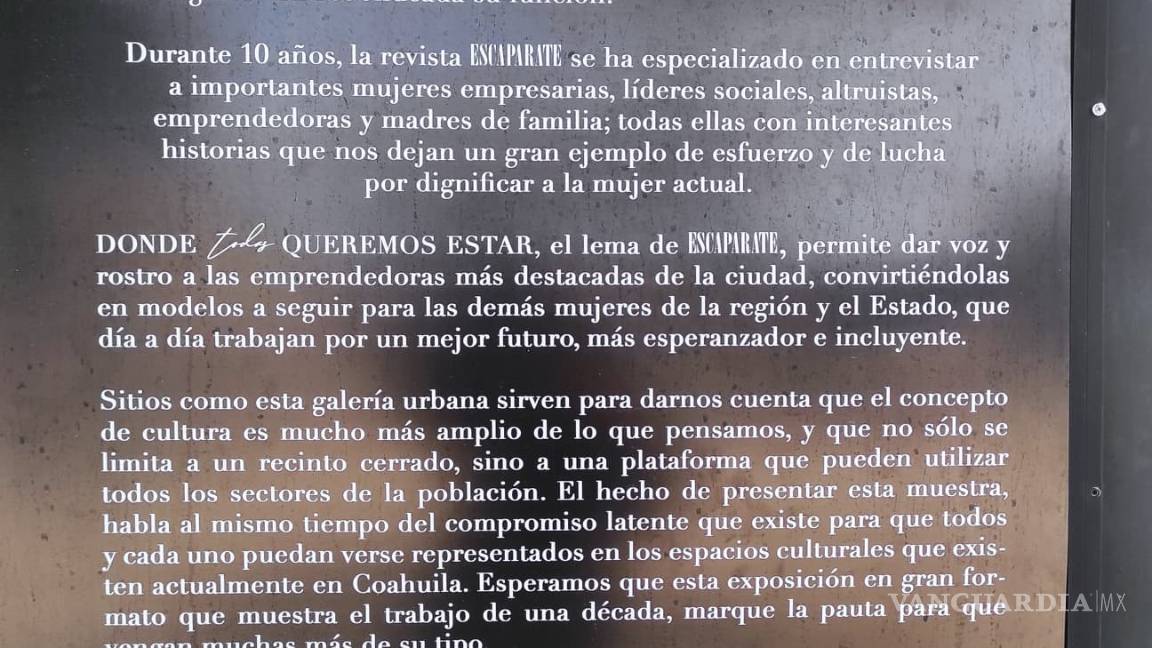 $!Espacio público ¿escaparate de qué?