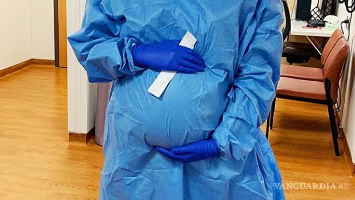 $!Doctora embarazada arriesga su vida por los demás; atiende en hospital por COVID-19