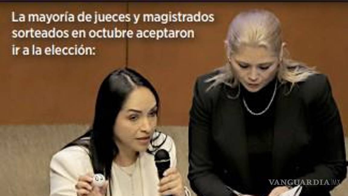 $!Toman jueces reto; va 55% a la boleta para elección judicial