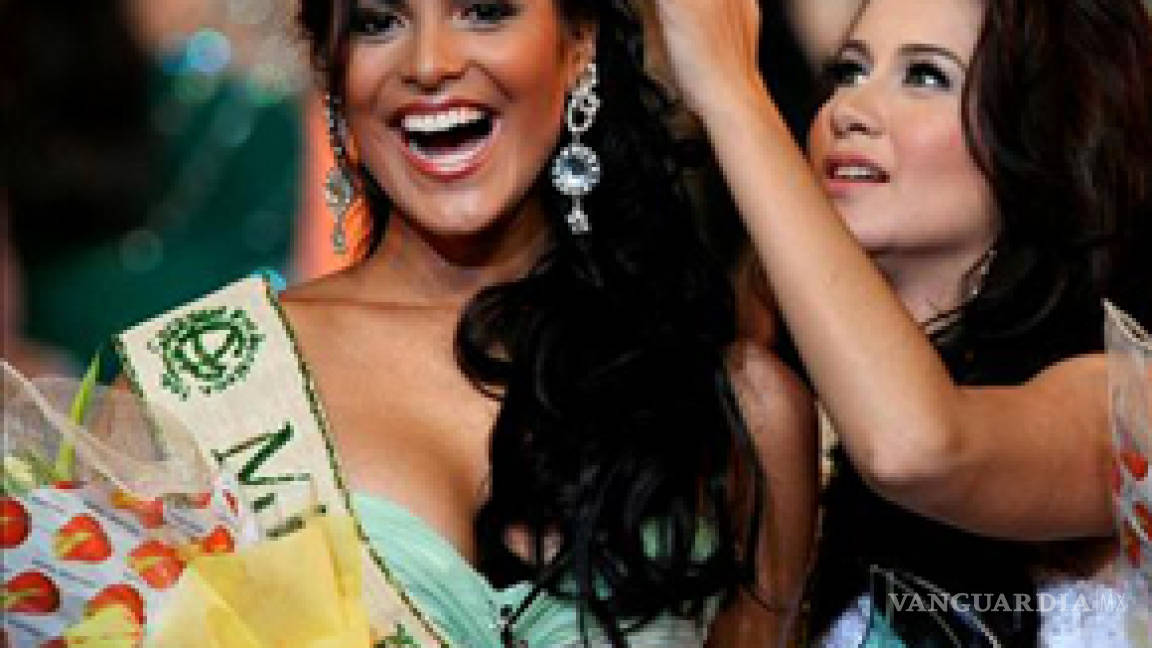 Brasileña obtiene título de Miss Tierra