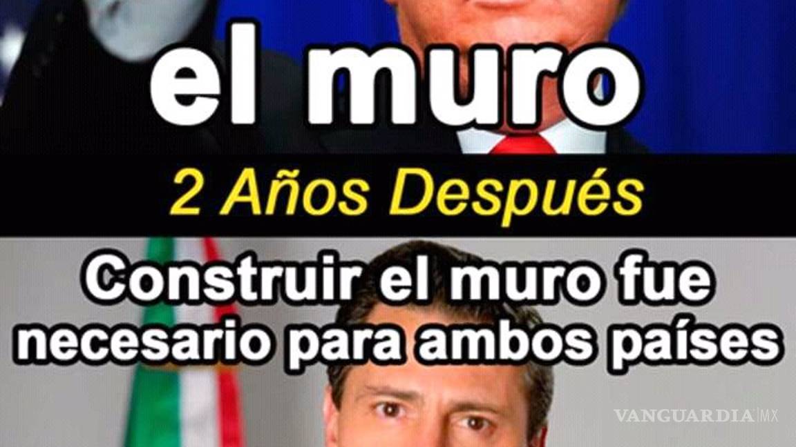 $!Trump hace oficial la construcción del muro y los usuarios... construyen memes