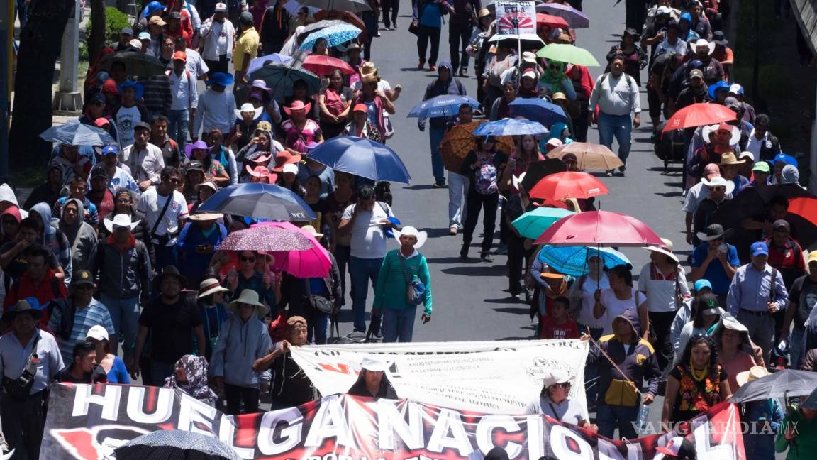 $!Esteban Moctezuma justifica protestas de la CNTE