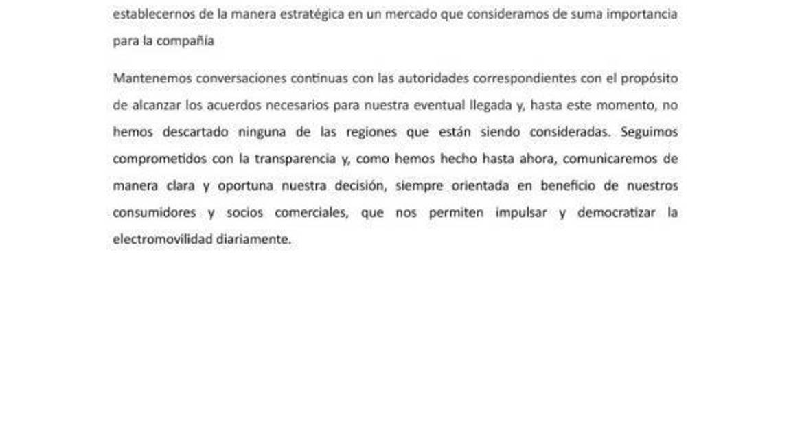 $!BYD desmiente a Samuel García sobre instalación de planta en Nuevo León