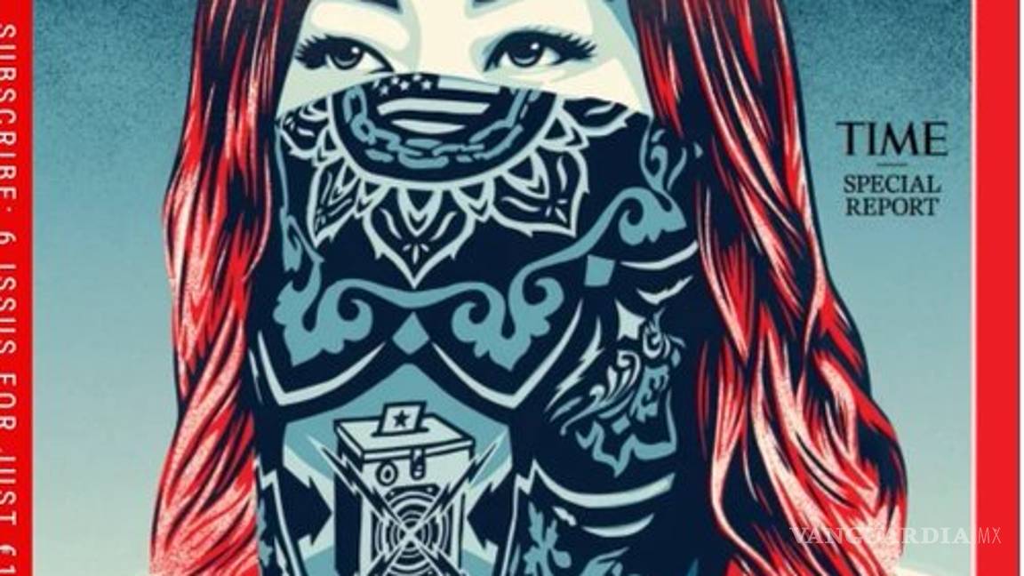 $!‘Time’ eliminó su logo por primera vez en 98 años, para impulsar el voto