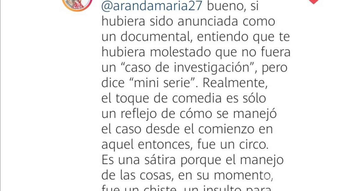$!Regina Blandón contesta a todas las críticas que ha recibido por ‘Historia de un Crimen: La Búsqueda’